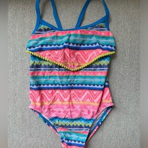 Tommy Bahama 24 Month Rainbow Ikat Print One Piece Girls Barhing Suit